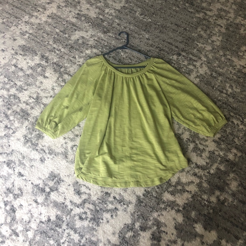 Loft light green top.